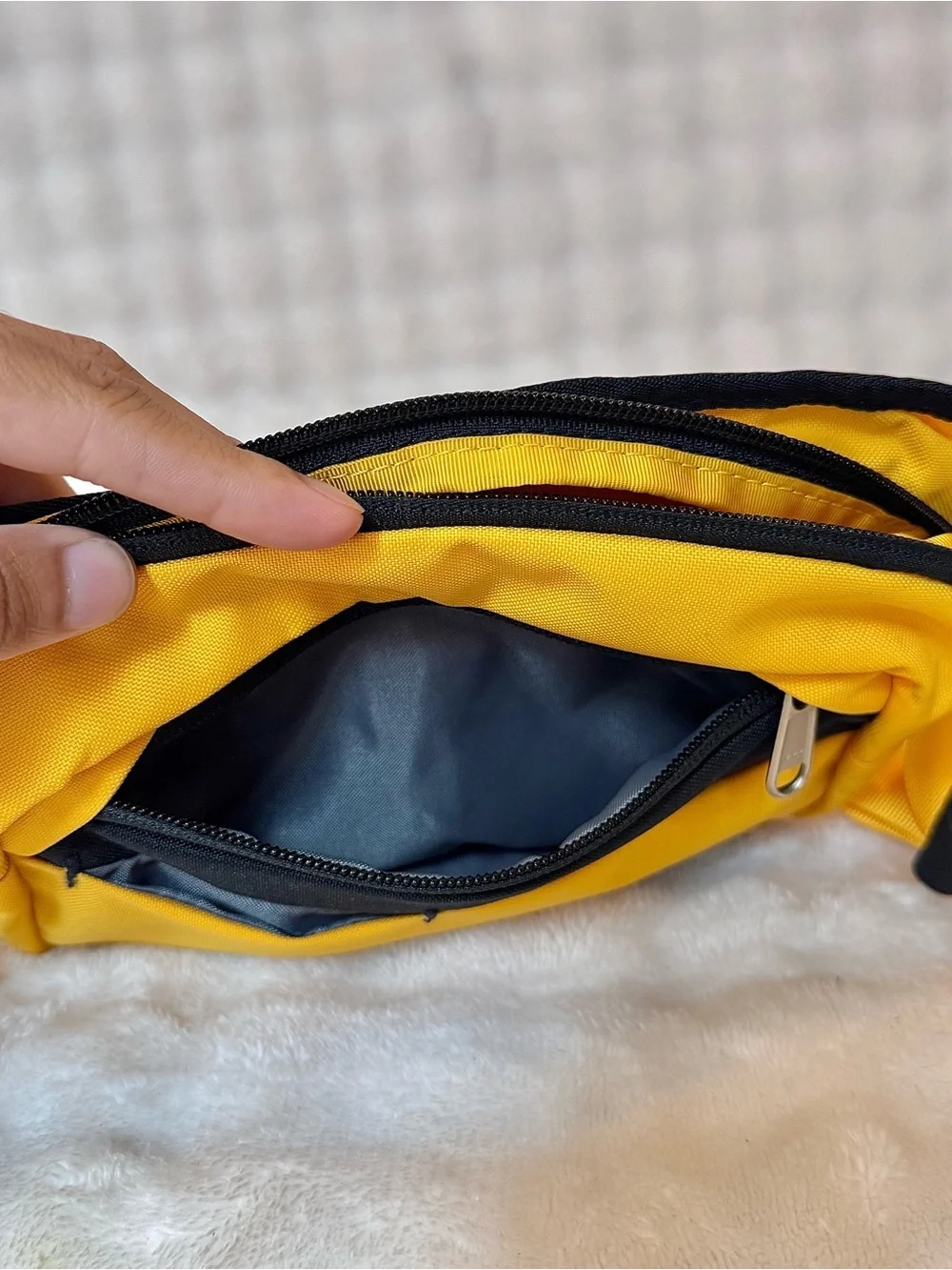 The North Face Yellow & Black Waist Pack, Everyday Sling/ Belt Bag